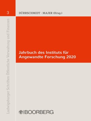 cover image of Jahrbuch des Instituts für Angewandte Forschung 2020